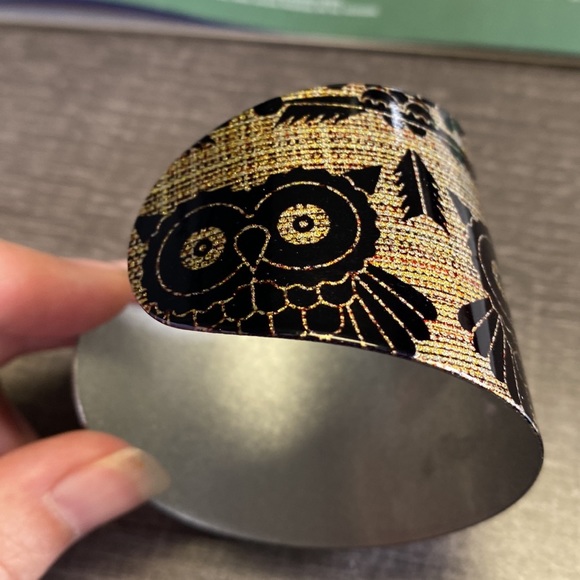 Owl cuff bracelet - Picture 2 of 3